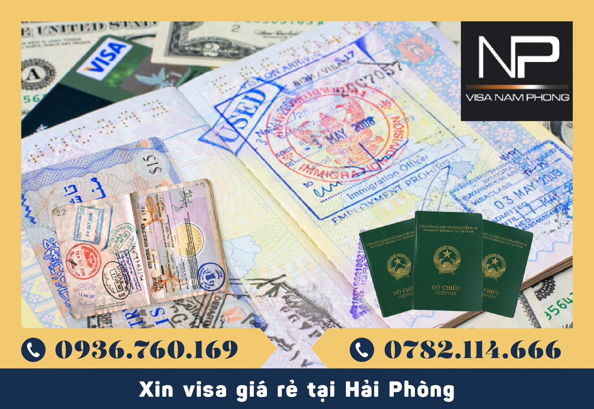 Xin visa giá rẻ tại Hải Phòng