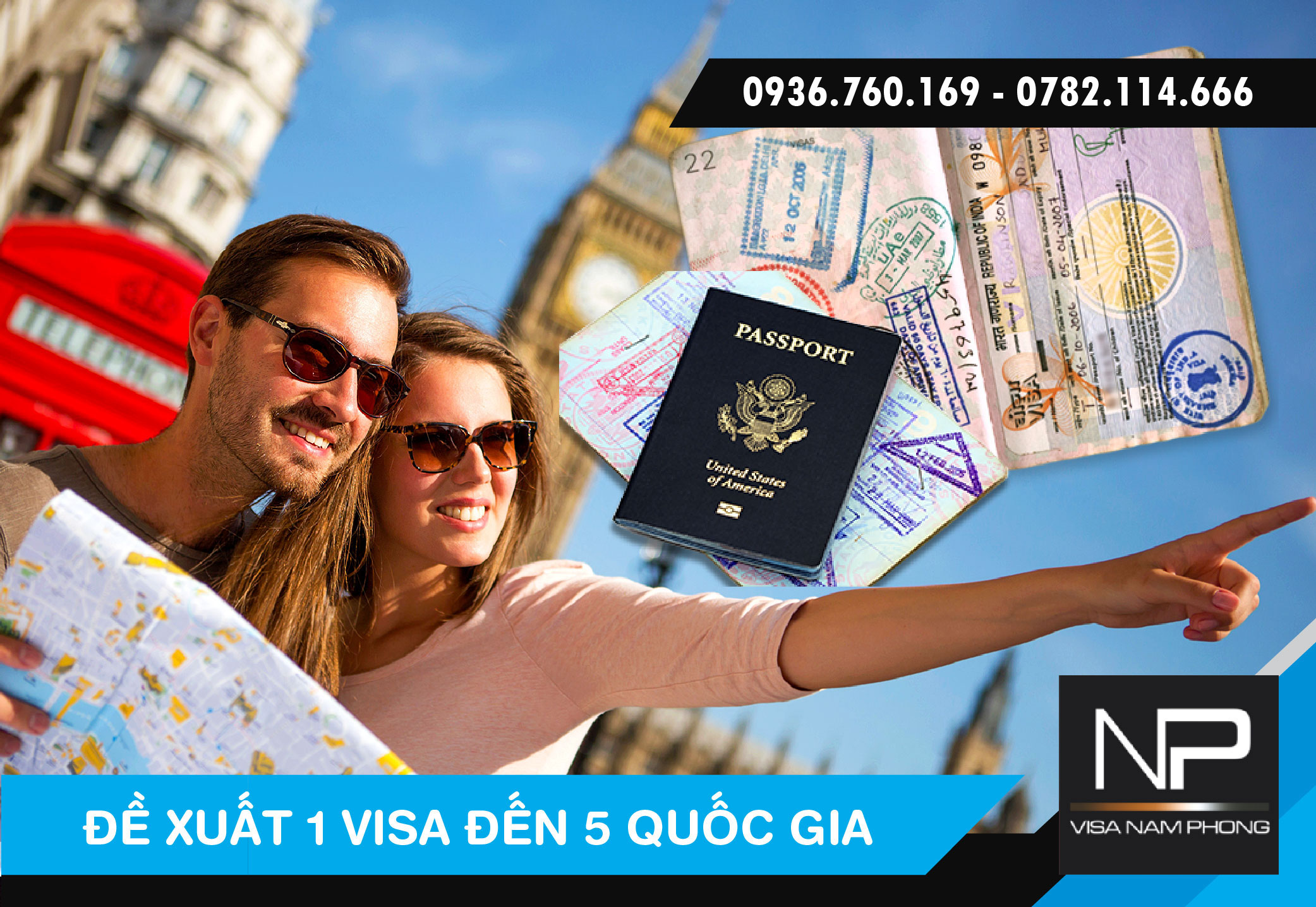 Thông tin về việc đề xuất 1 visa đến 5 quốc gia tại Hải Phòng