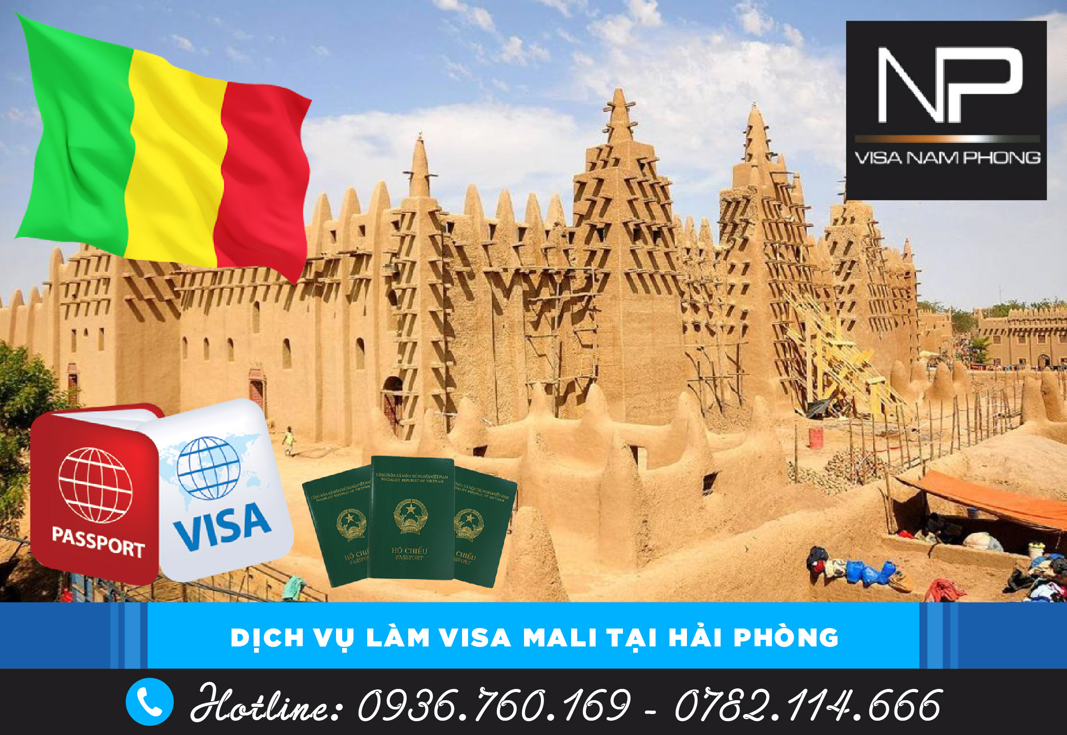 Dịch vụ làm visa Mali tại Hải Phòng