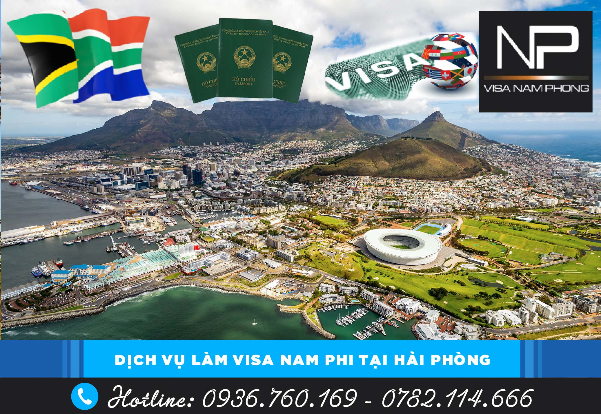 Dịch vụ làm visa Nam Phi tại Hải Phòng