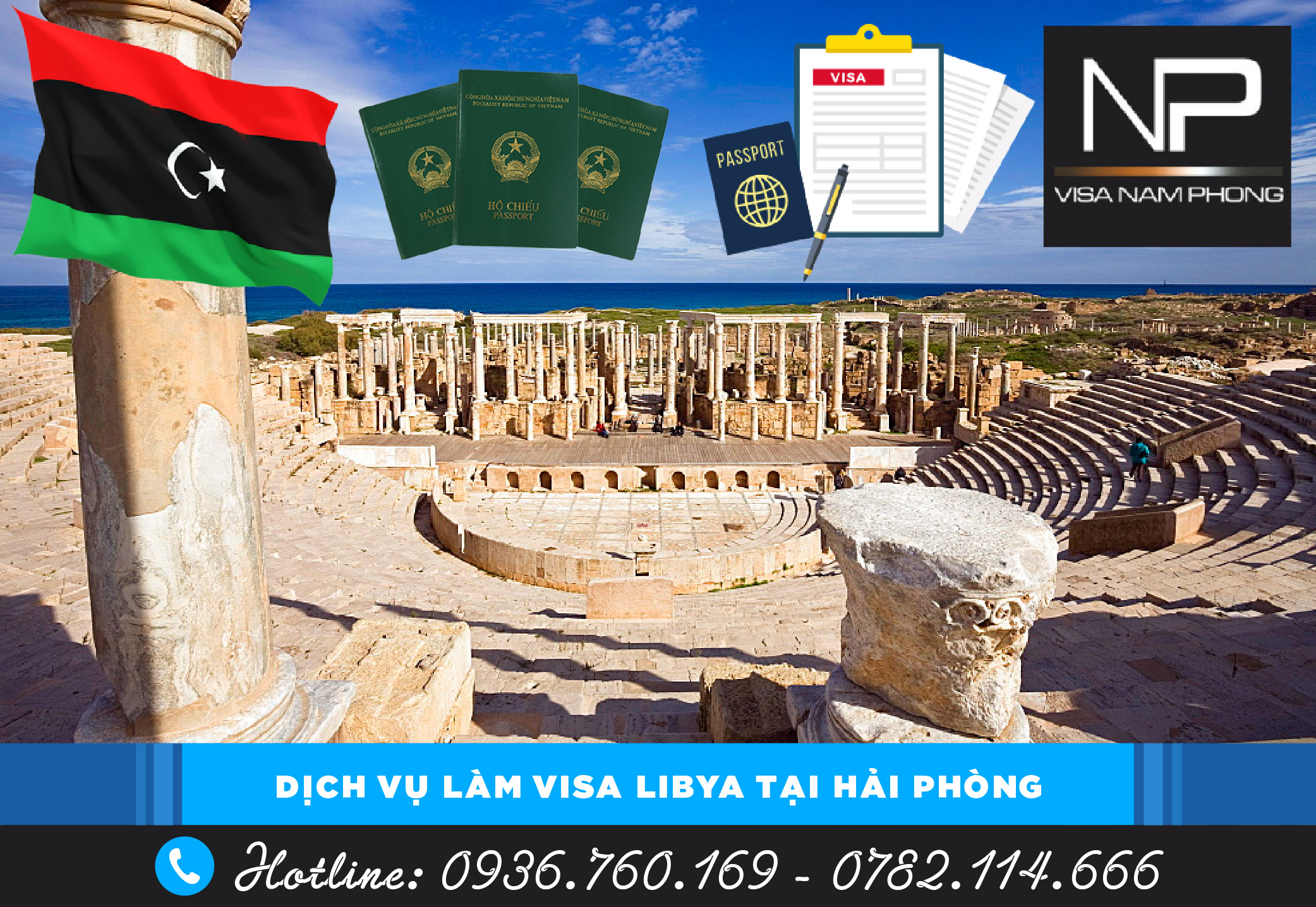 Dịch vụ làm visa Libya tại Hải Phòng