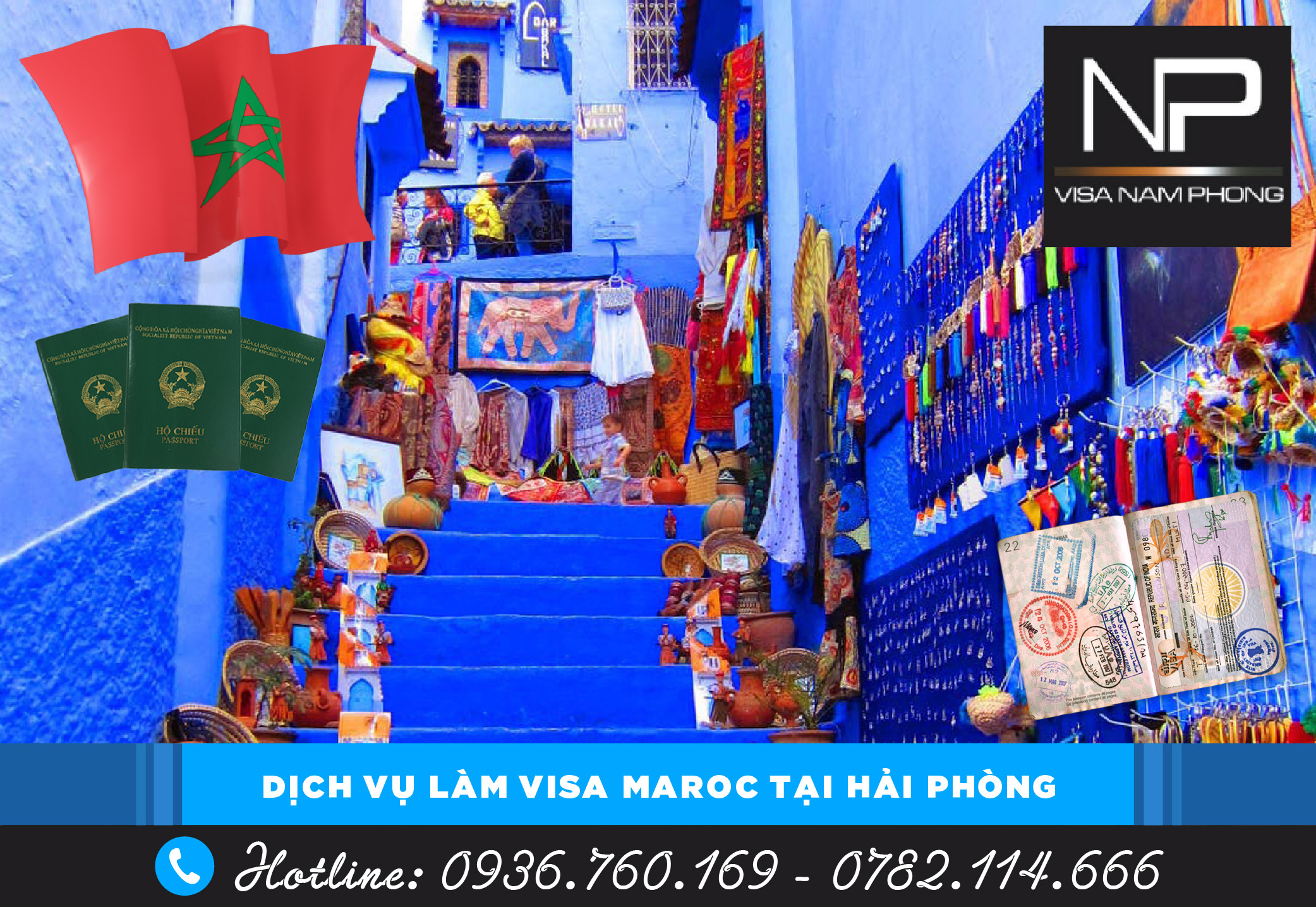 Dịch vụ làm visa Maroc tại Hải Phòng