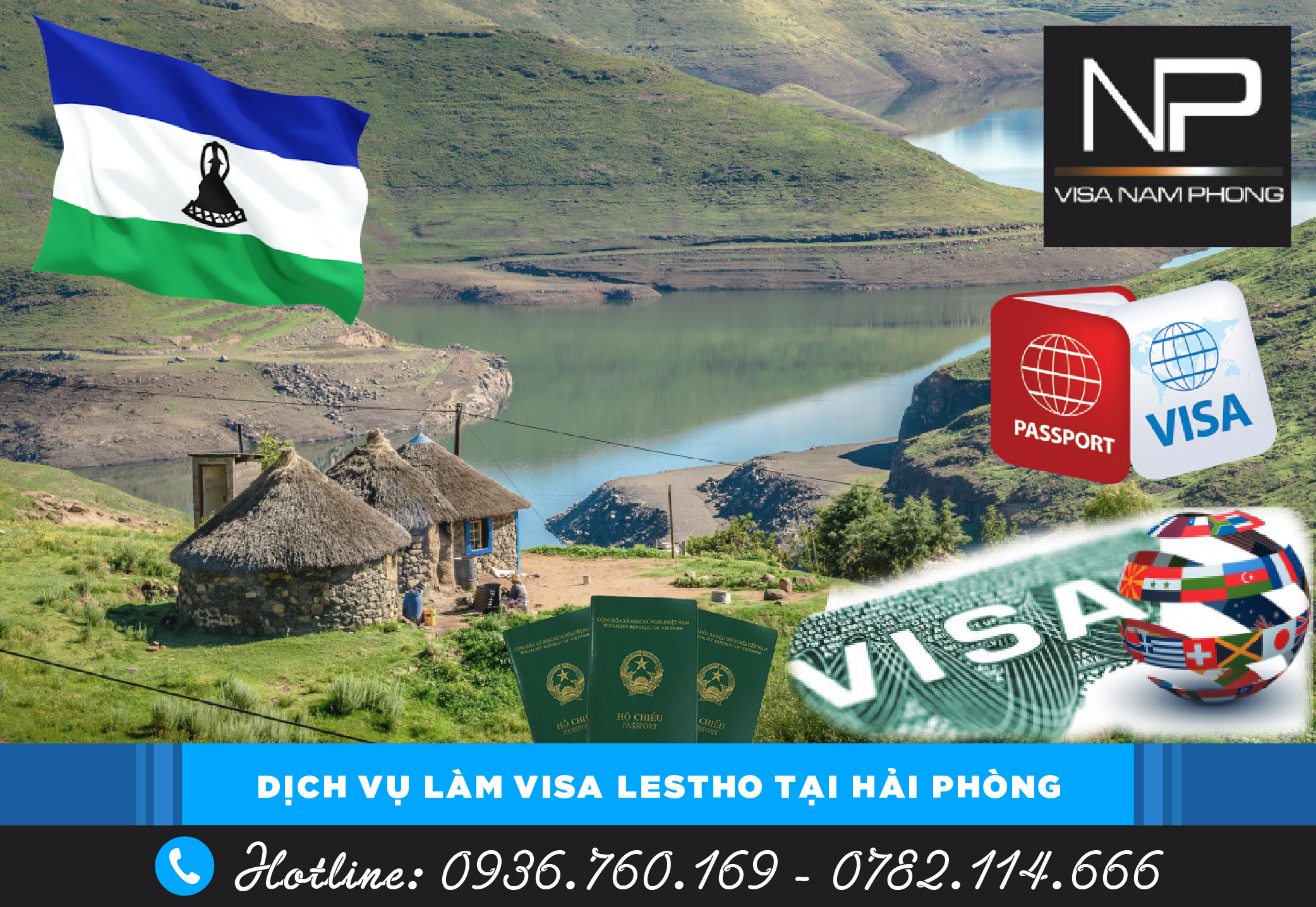 Dịch vụ làm visa Lesotho tại Hải Phòng