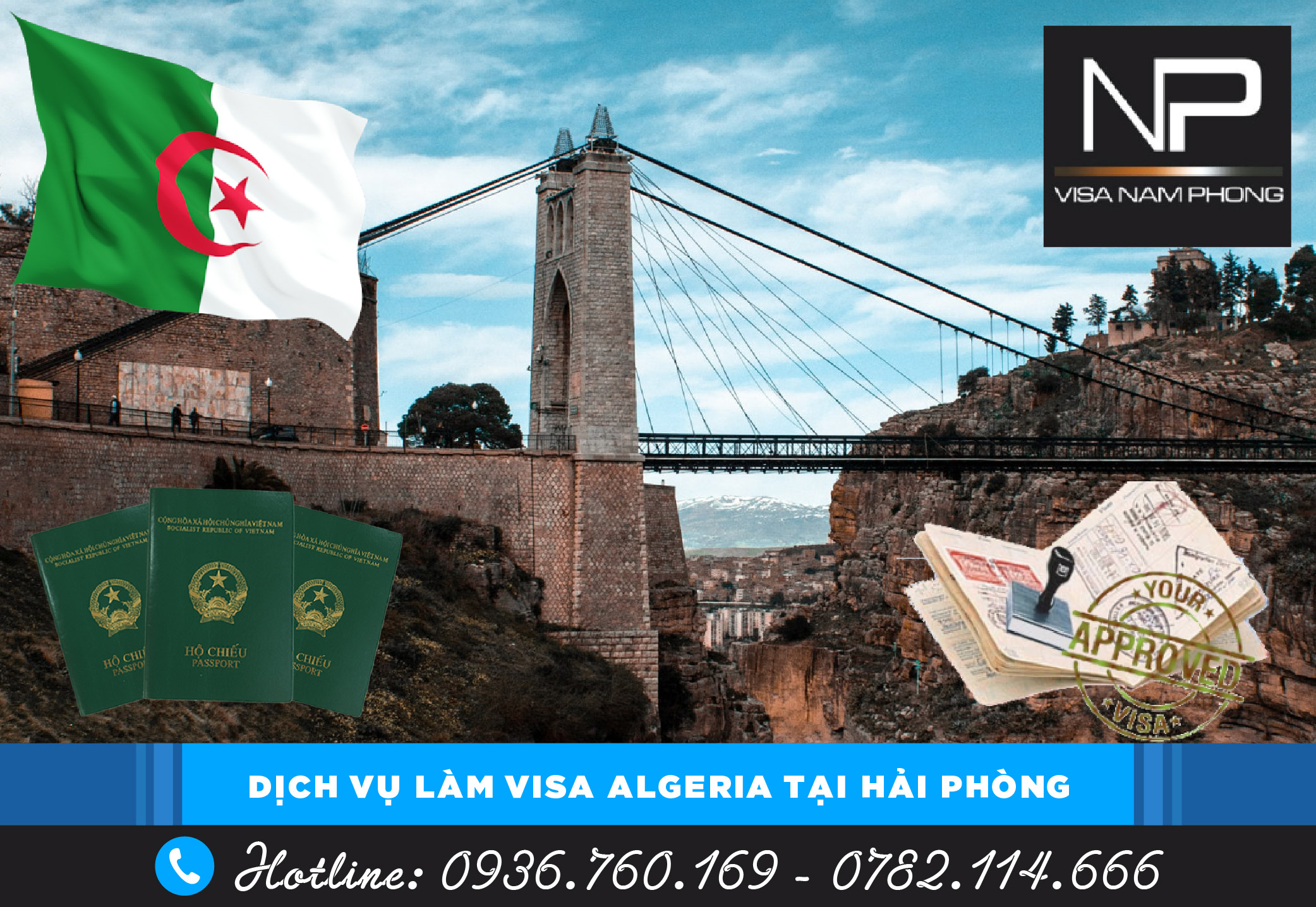 Dịch vụ làm visa Algeria tại Hải Phòng
