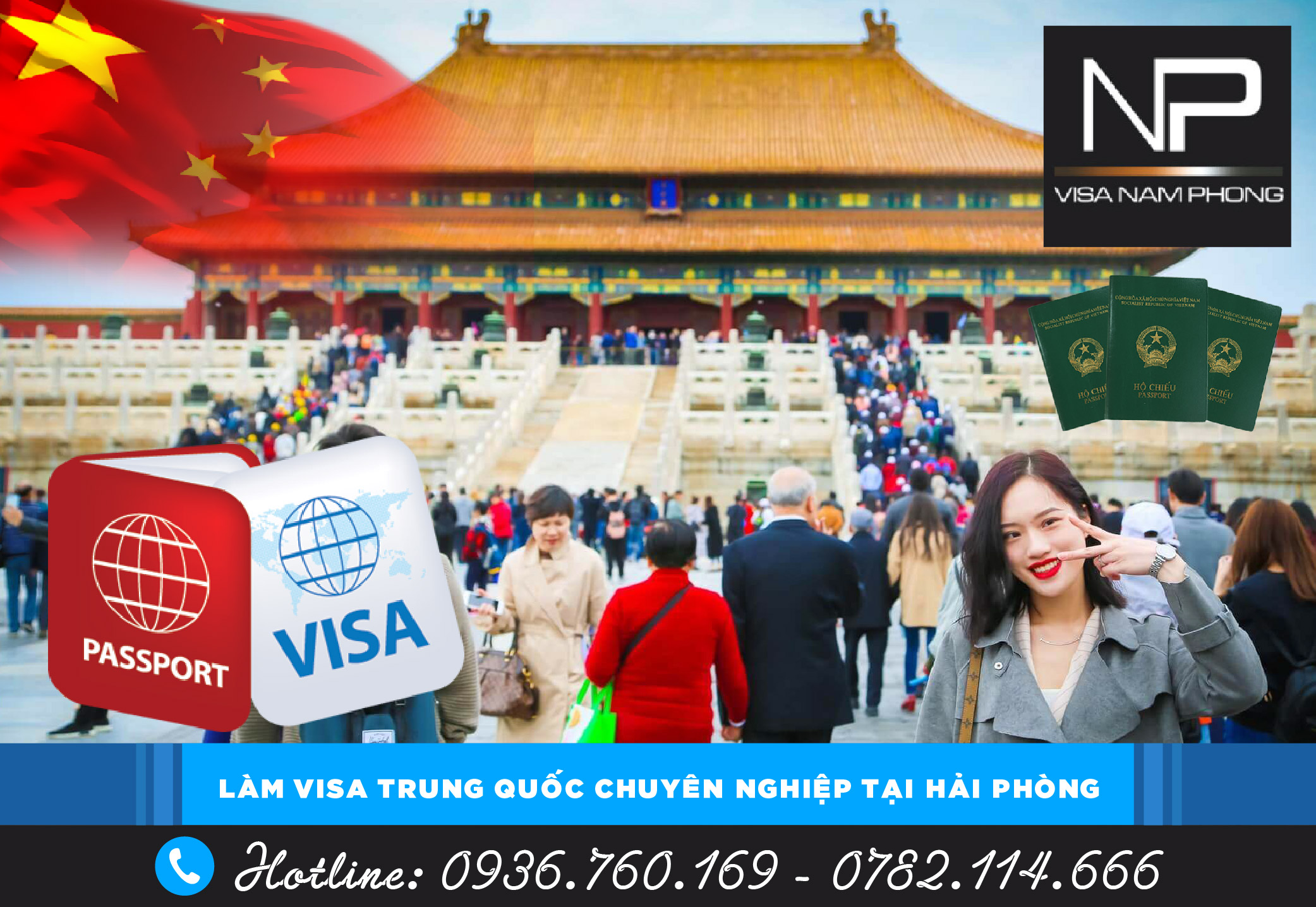Làm visa Trung Quốc chuyên nghiệp tại Hải Phòng 