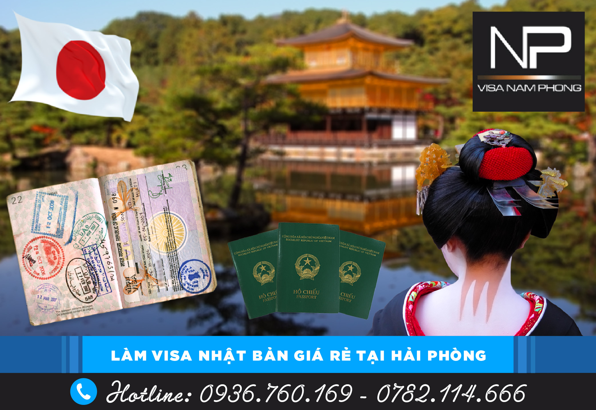 Làm visa Nhật Bản giá rẻ tại Hải Phòng