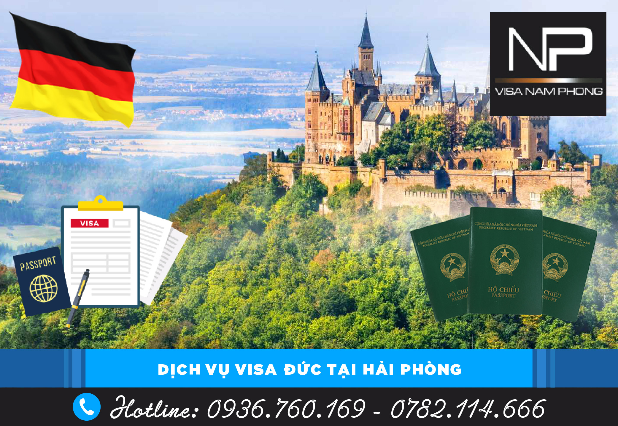 Dịch vụ visa Đức tại Hải Phòng
