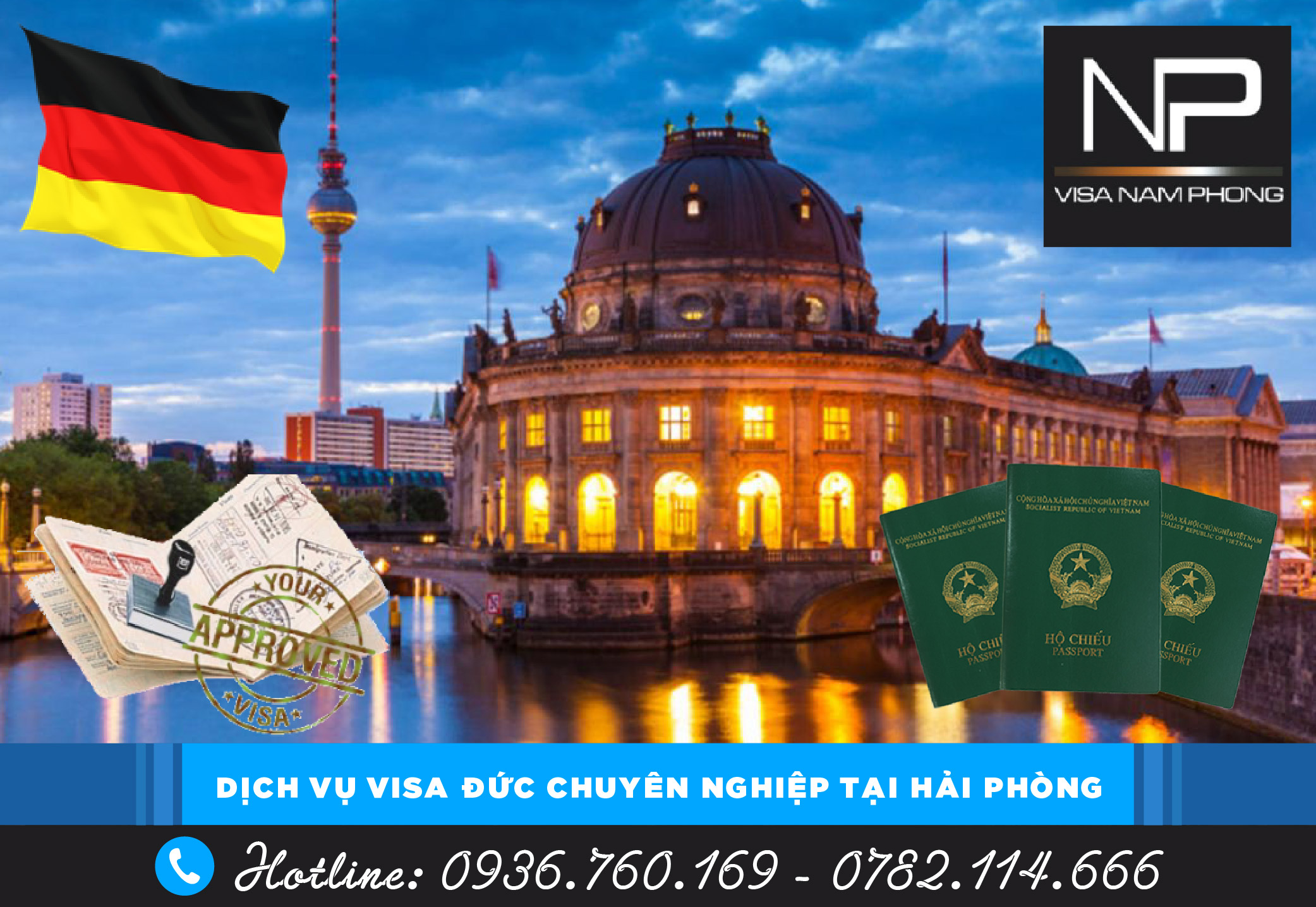 Dịch vụ visa Đức chuyên nghiệp tại Hải Phòng
