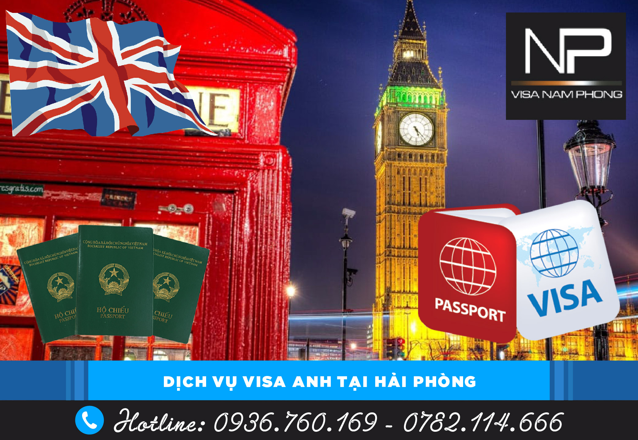 Dịch vụ visa Anh tại Hải Phòng