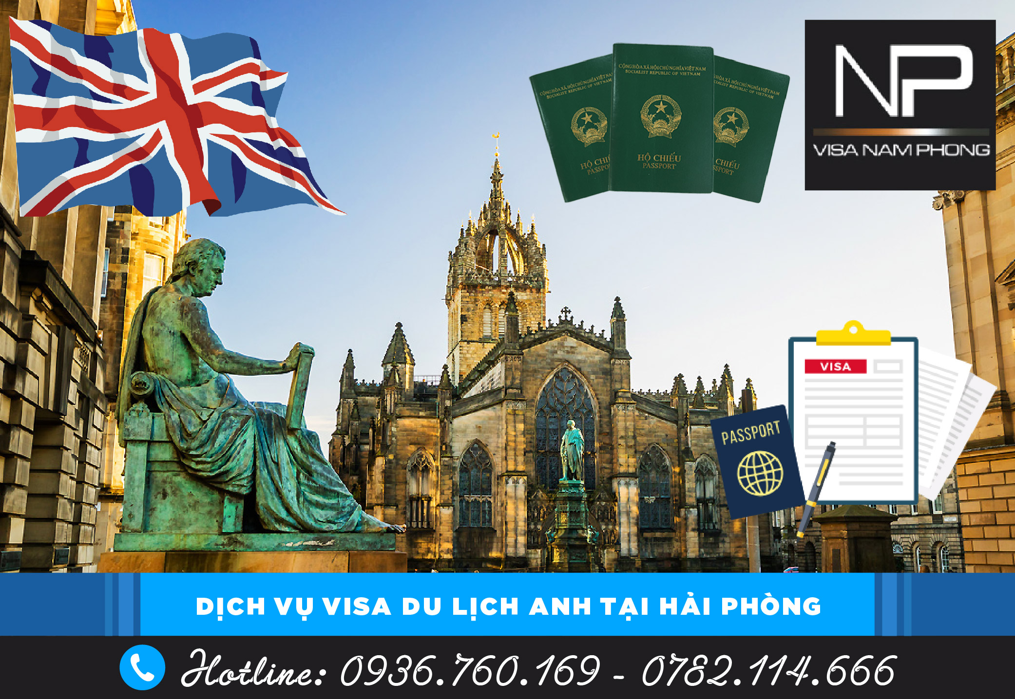 Dịch vụ visa du lịch Anh tại Hải Phòng