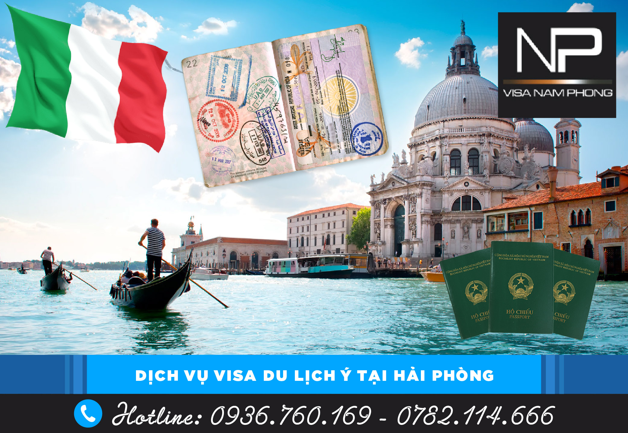 Dịch vụ visa du lịch Ý tại Hải Phòng