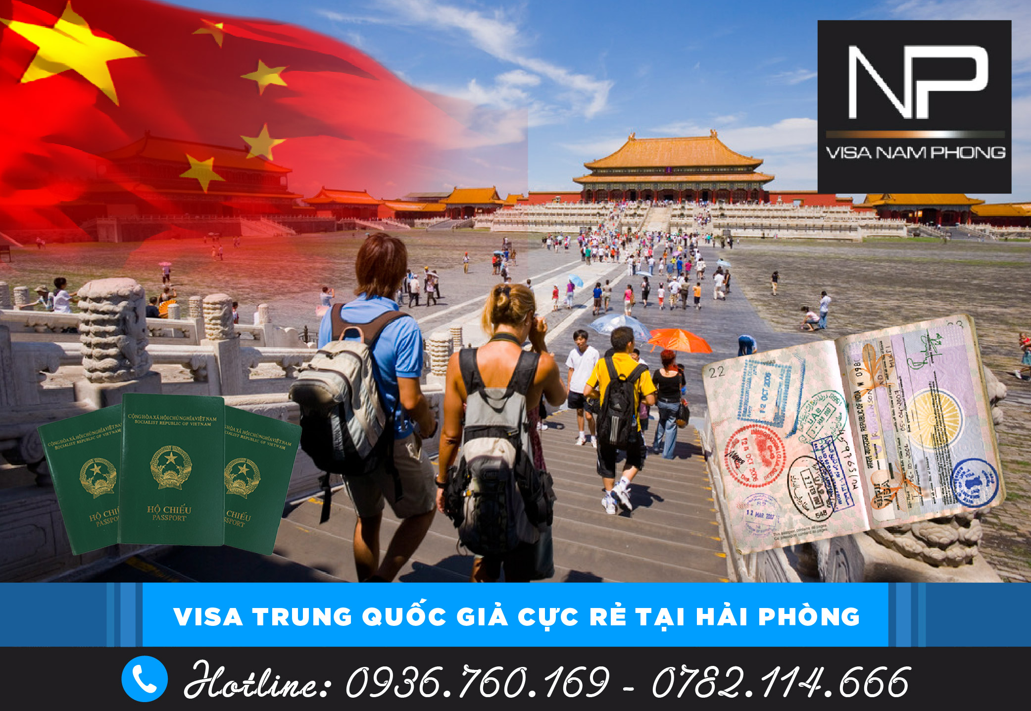 Visa Trung Quốc giả cực rẻ tại Hải Phòng