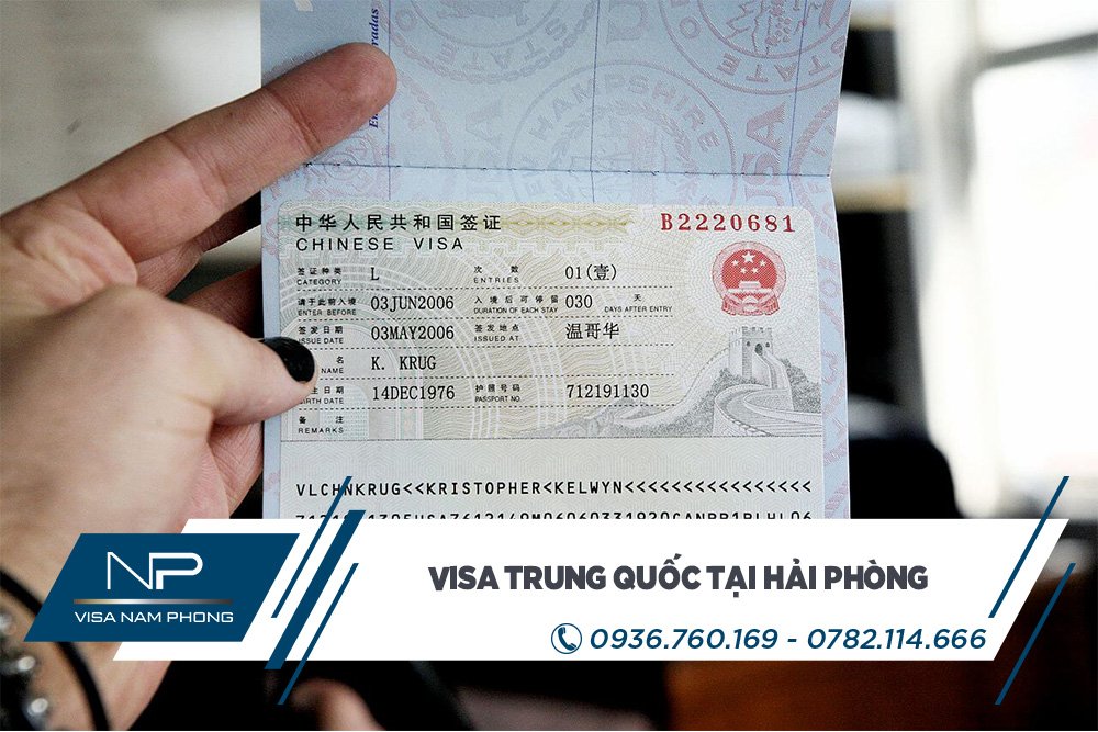 Thủ tục xin Visa Trung Quốc tại Hải Phòng