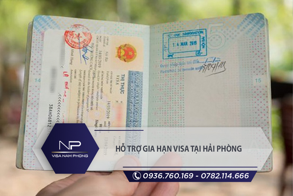 Hỗ trợ gia hạn visa tại Hồng Bàng Hải Phòng