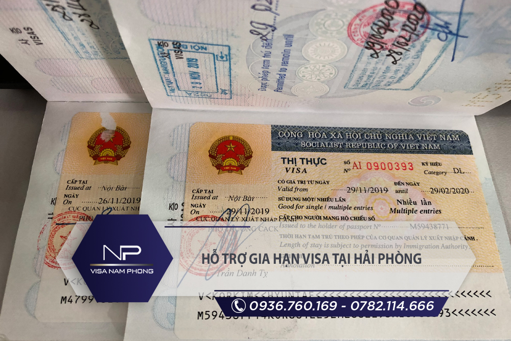 Hỗ trợ gia hạn visa tại Vĩnh Bảo Hải Phòng