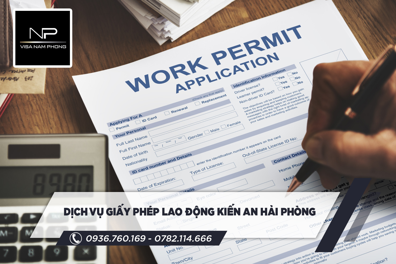 Dịch vụ giấy phép lao động Kiến An Hải Phòng