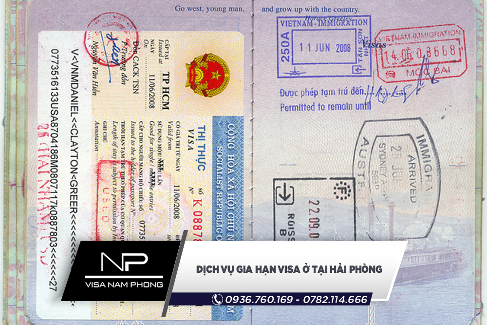 Dịch vụ gia hạn visa ở tại Hải Phòng tháng 10/2021