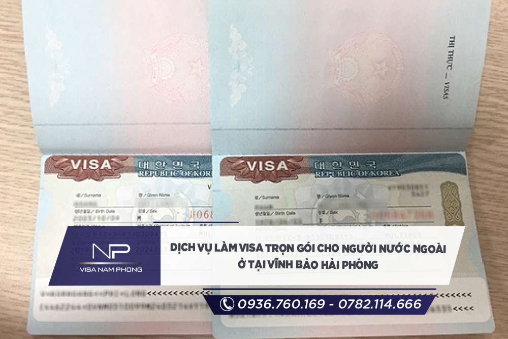 dịch vụ Làm visa trọn gói cho người nước ngoài ở tại Vĩnh Bảo Hải phòng