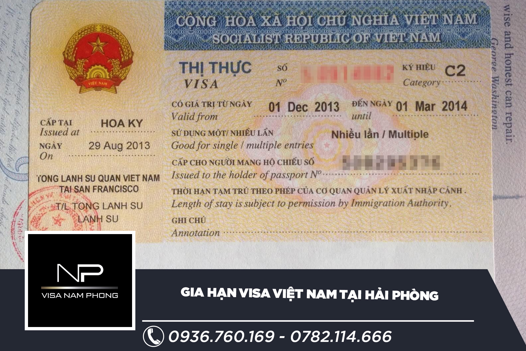 Gia hạn visa Việt Nam tại Hải Phòng
