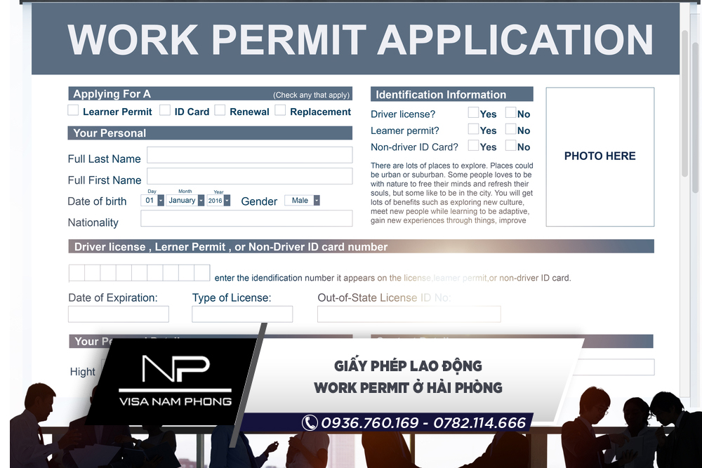 giay phep lao dong work permit o hai phong