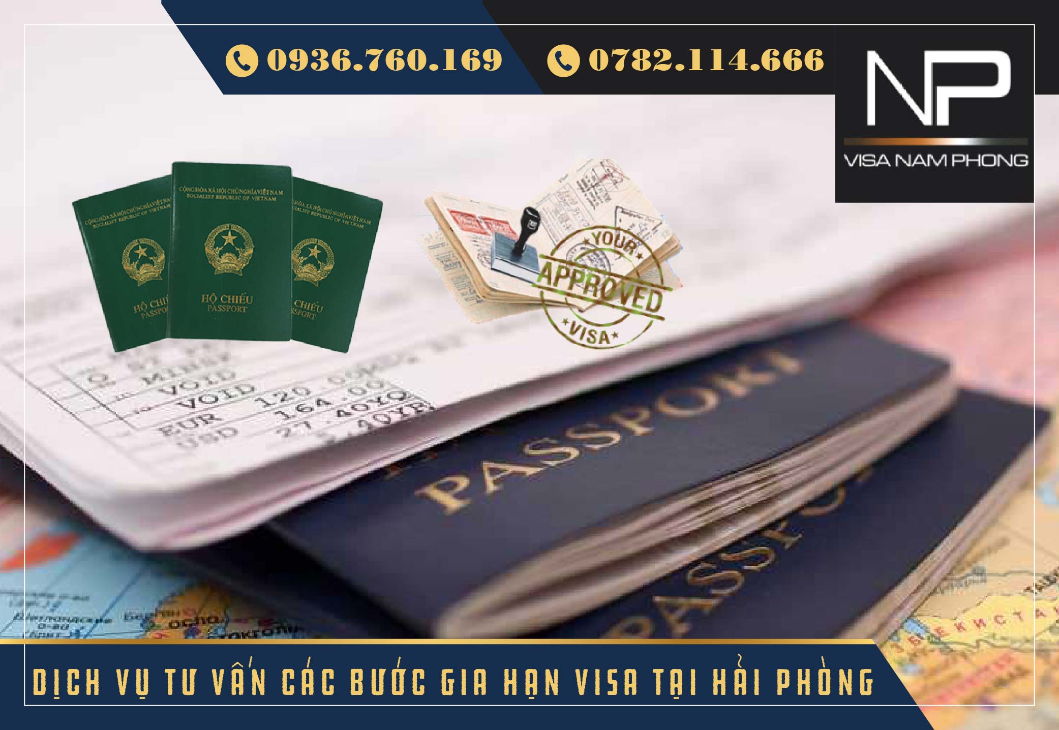 Dịch vụ tư vấn các bước gia hạn visa tại hải phòng