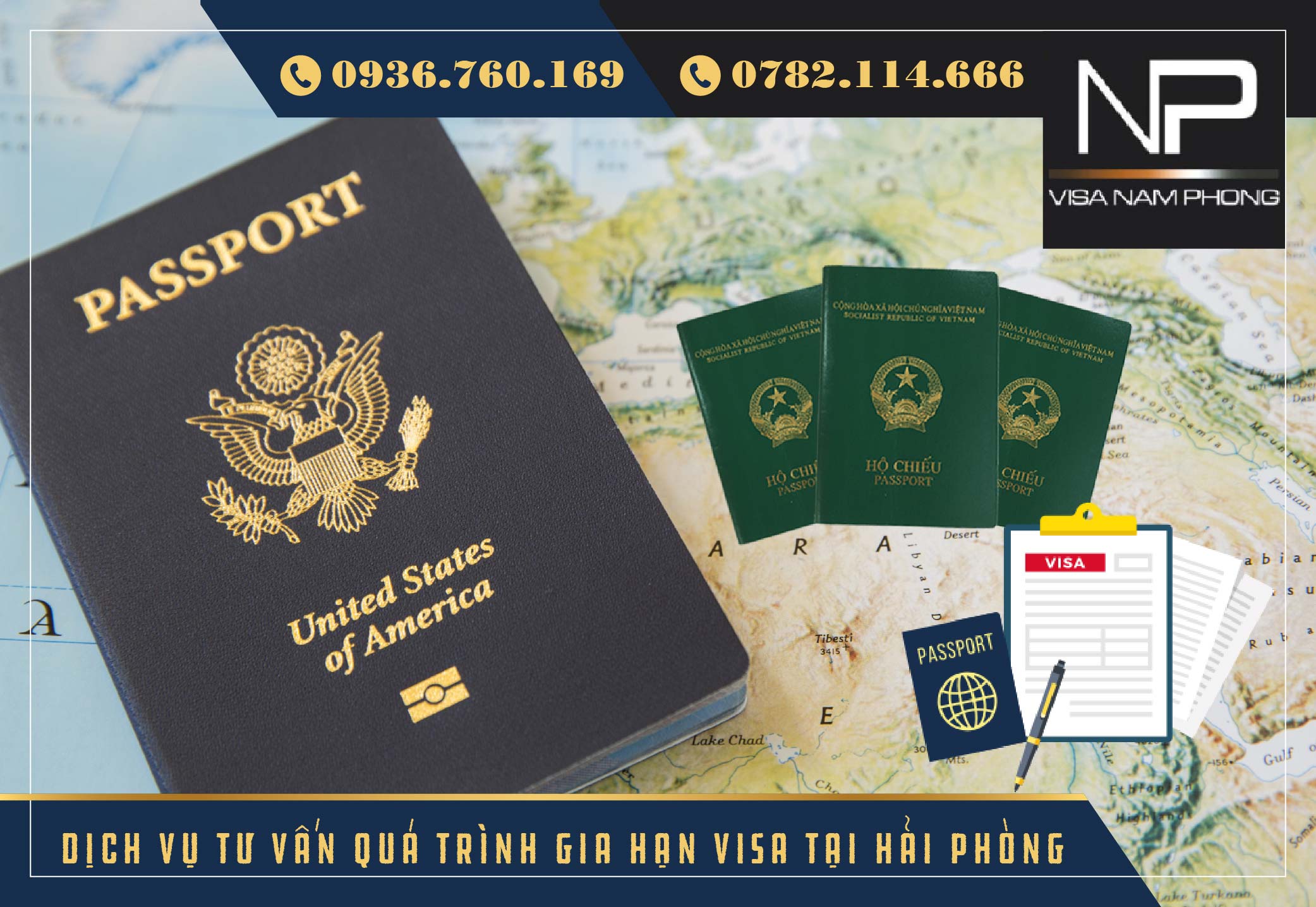 Dịch vụ tư vấn quá trình gia hạn visa tại hải phòng
