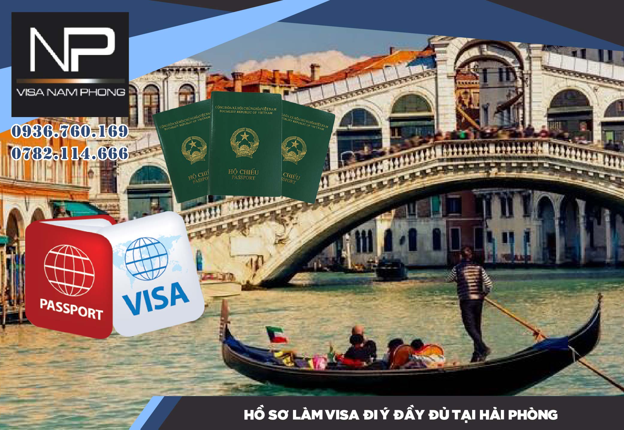 Hồ sơ làm visa đi Ý đầy đủ tại Hải Phòng