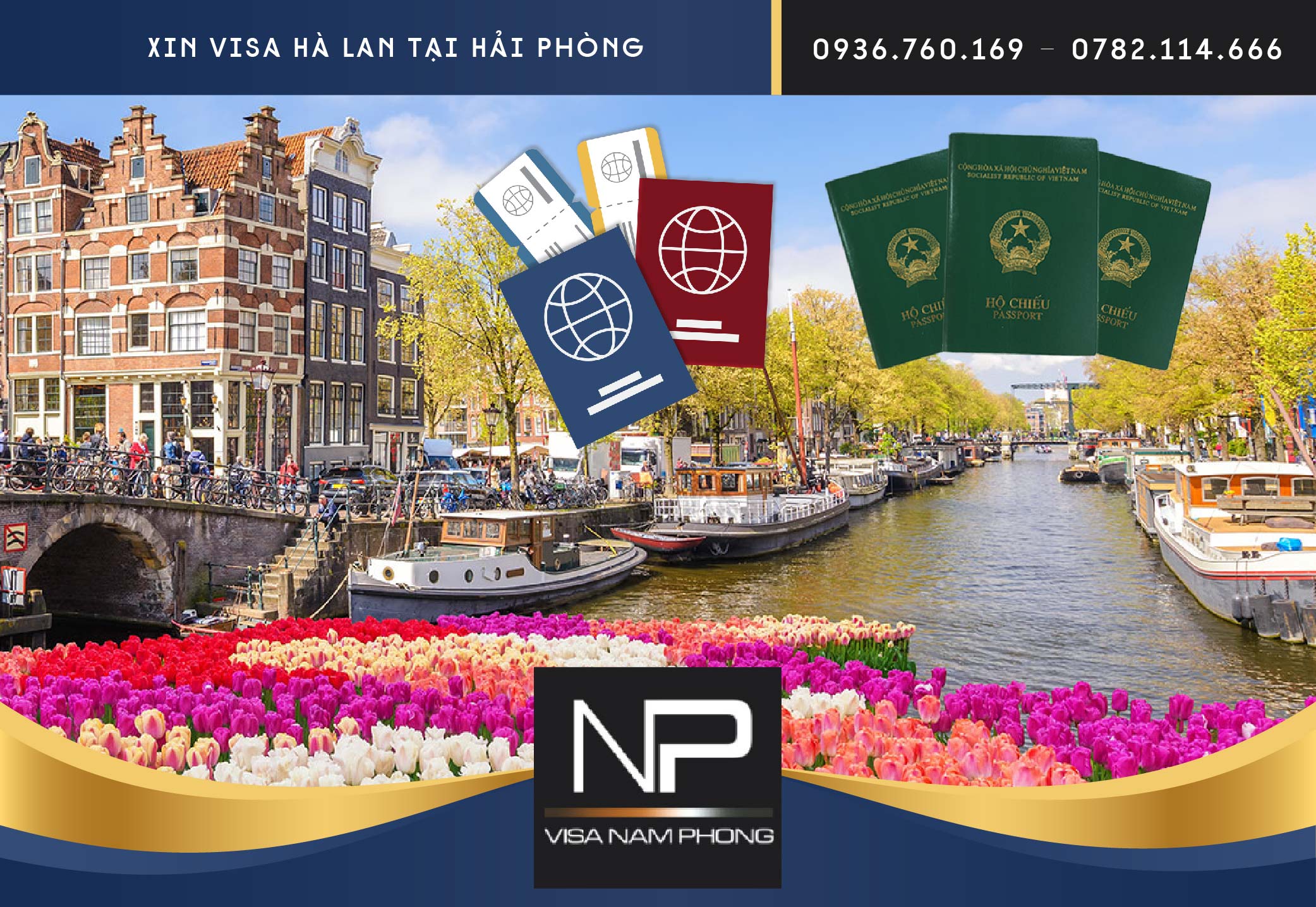 Xin visa Hà Lan tại Hải Phòng
