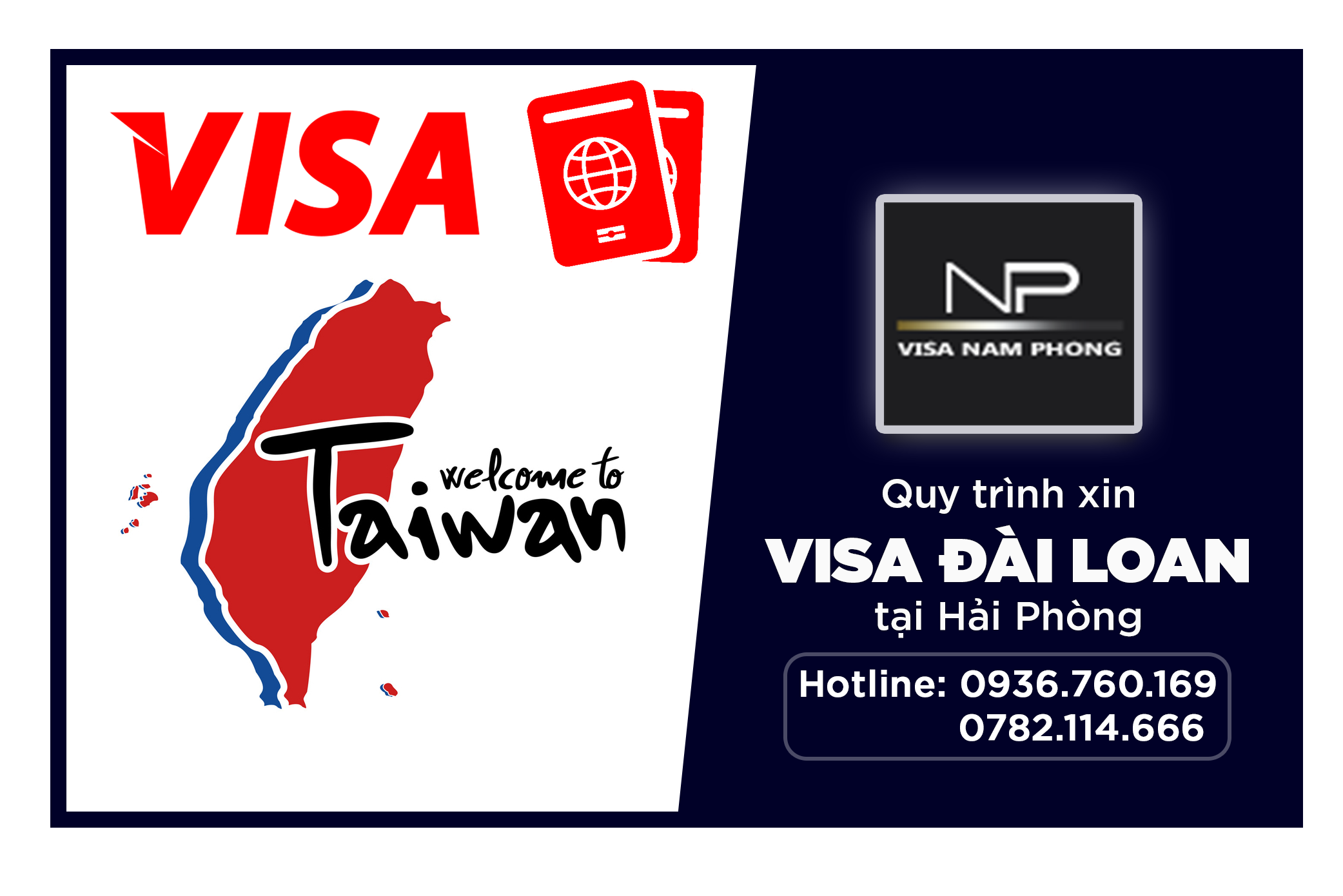 Quy trình xin visa Đài Loan tại Hải Phòng