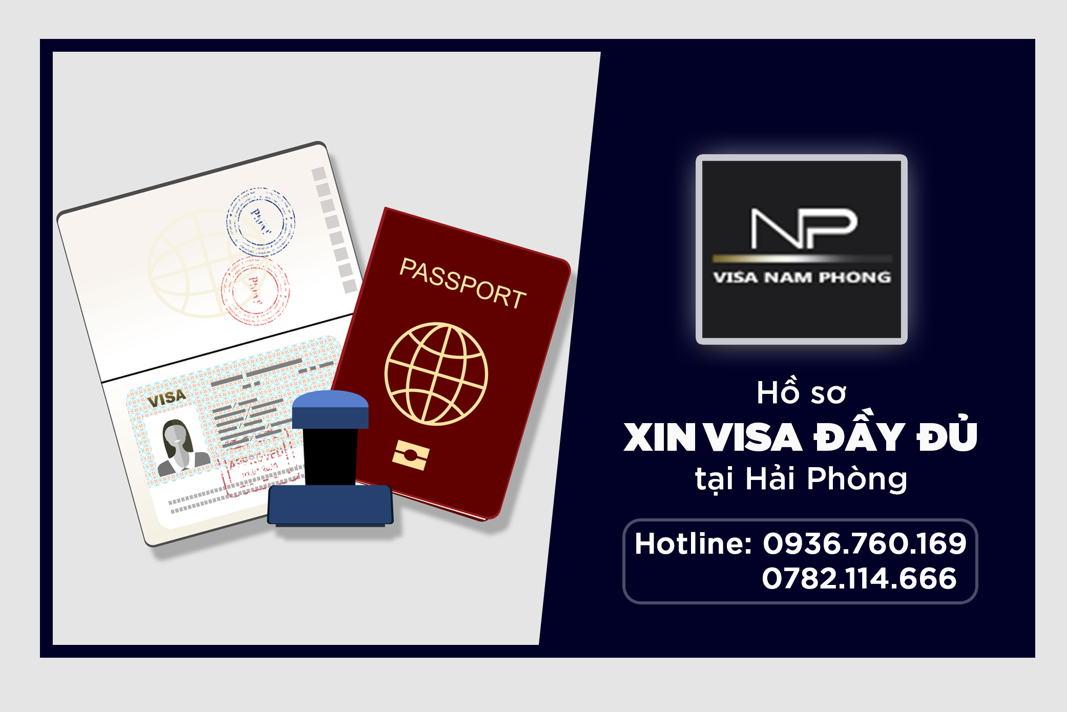 Hồ sơ xin visa đầy đủ tại Hải Phòng