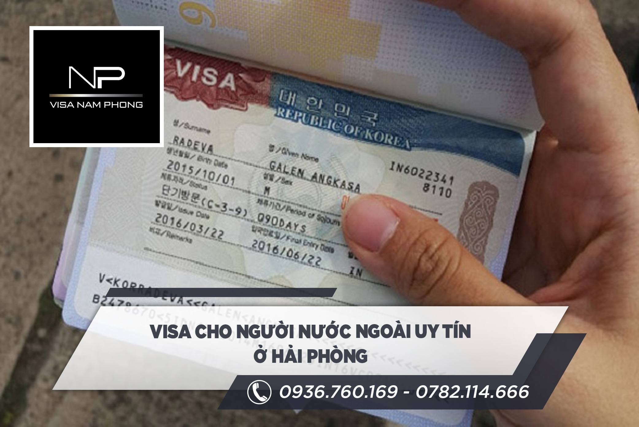 visa cho người nước ngoài uy tín ở hải phòng