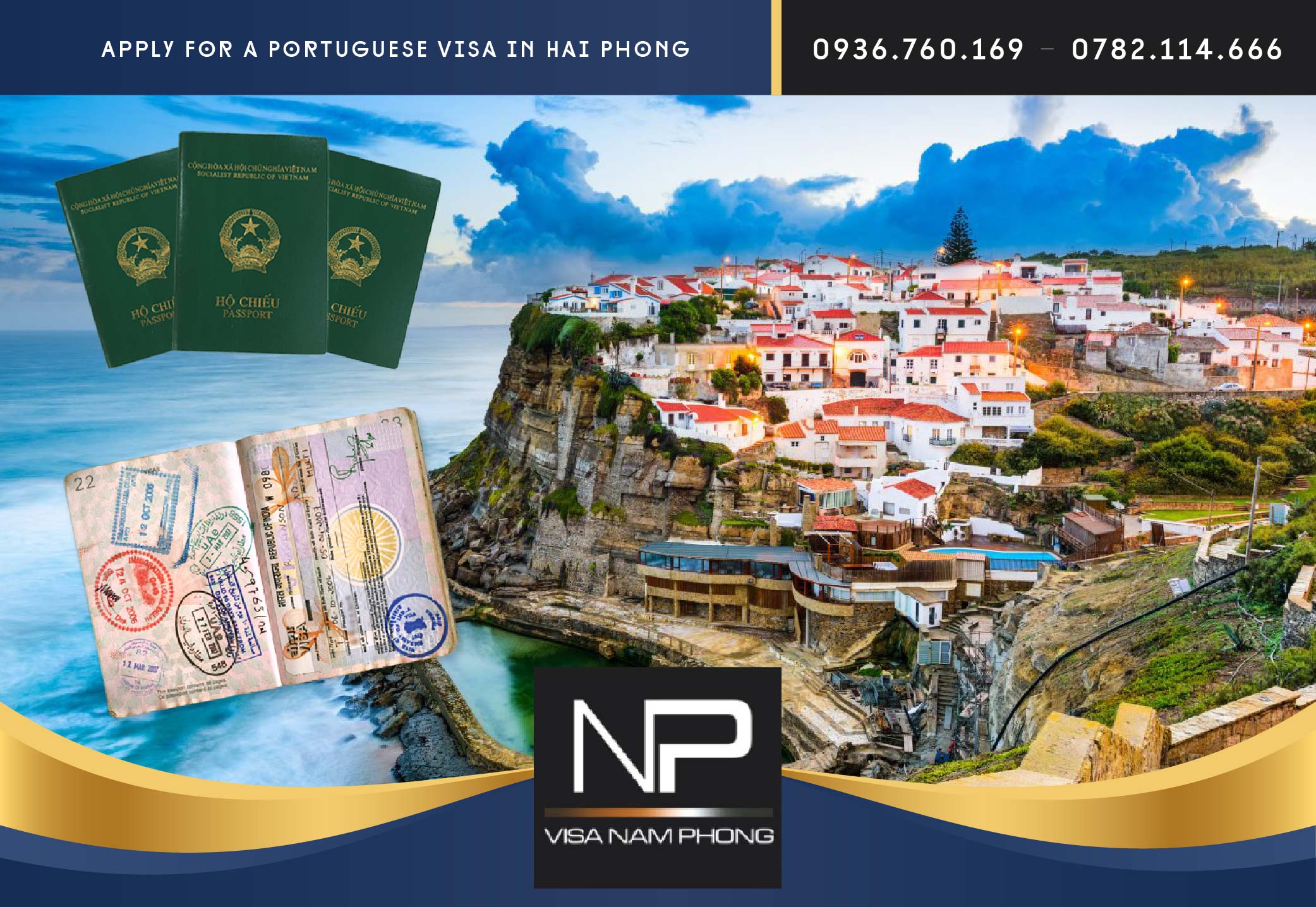Apply for a Portuguese visa in Hai Phong