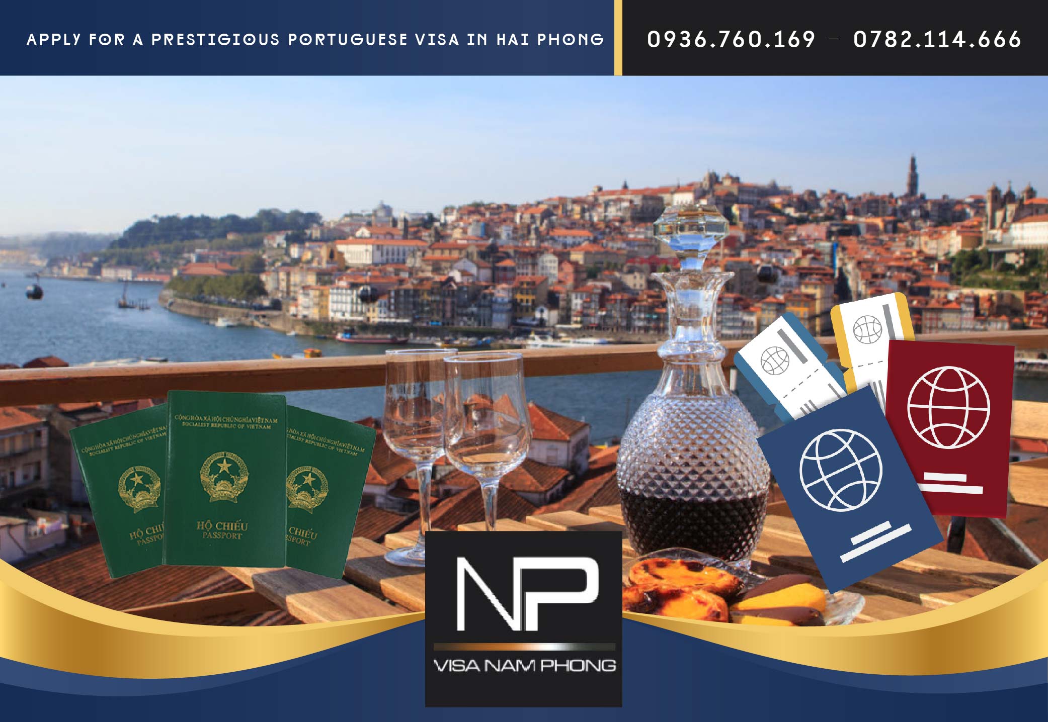Apply for a prestigious Portuguese visa in Hai Phong