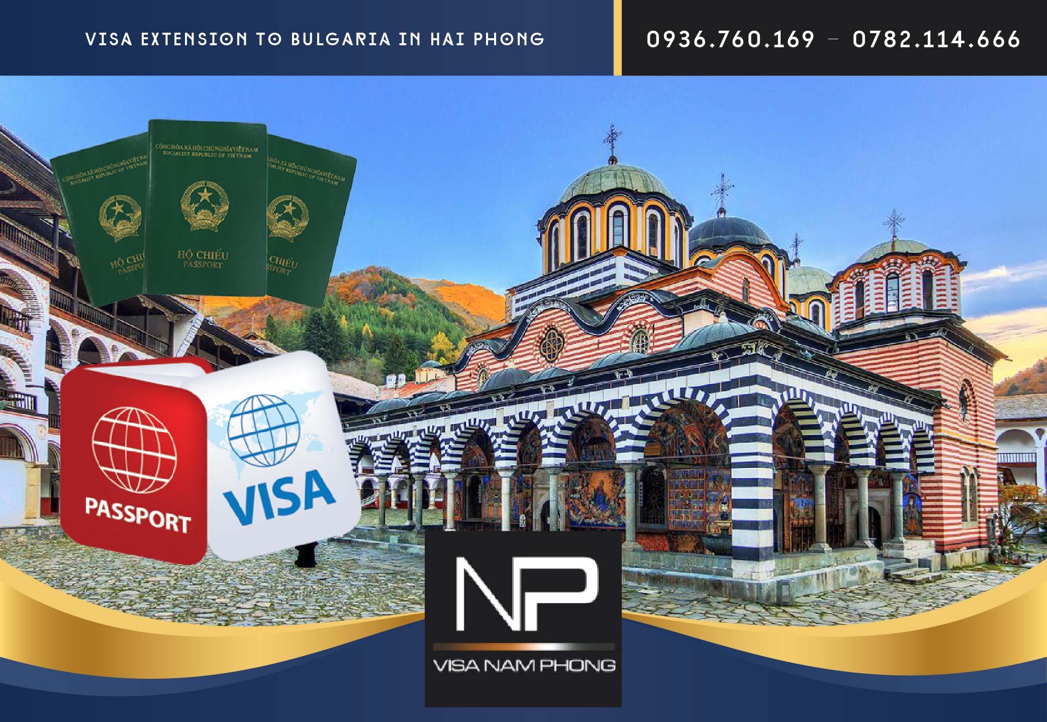 Visa extension to Bulgaria in Hai Phong